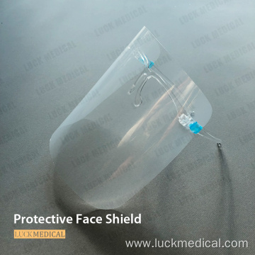 Face Shield With Glasses Frame Detachable